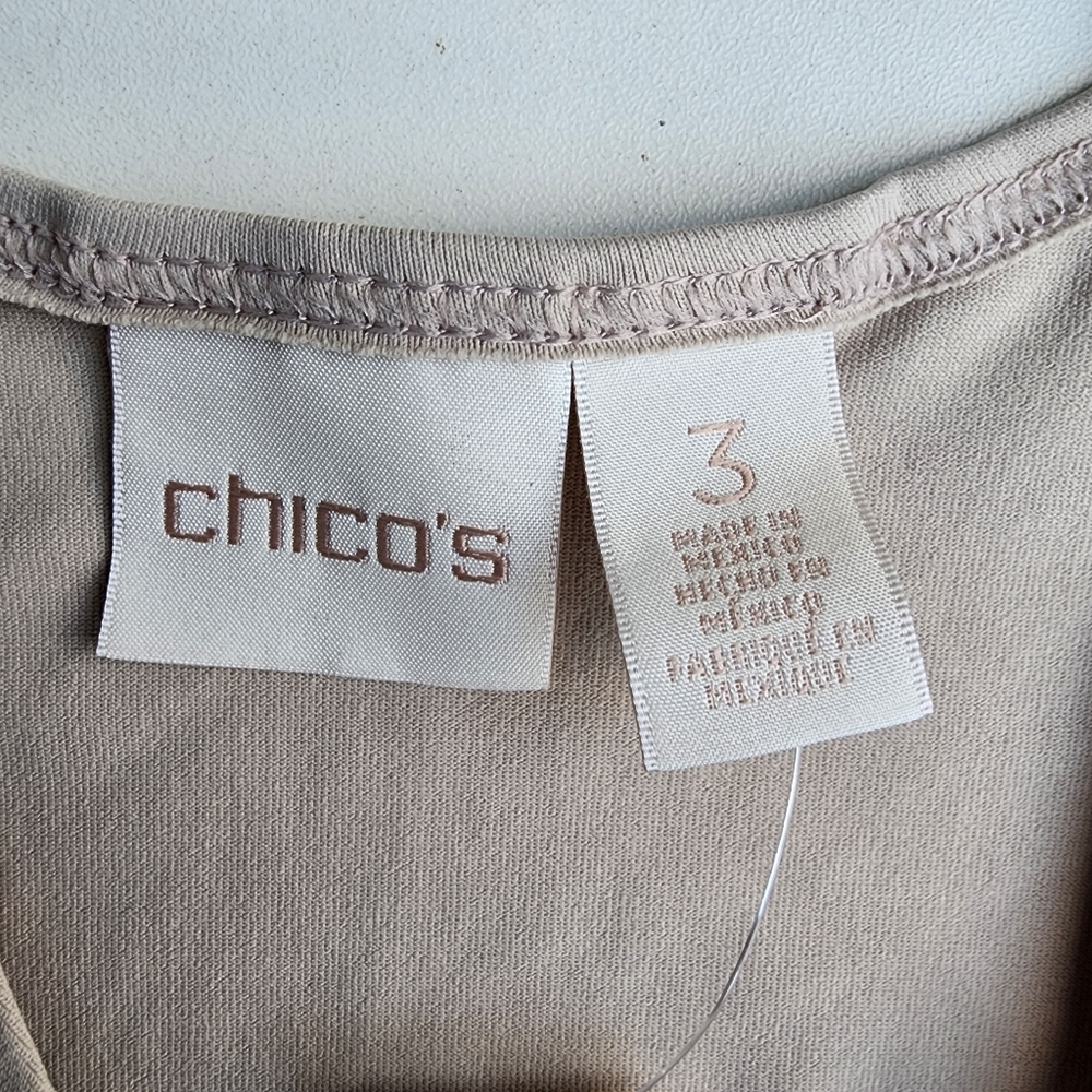 Nwt Chico's Microfiber Contemporary Basic Knit Ta… - image 8